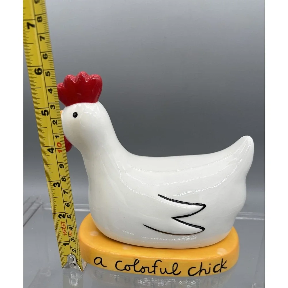 Vintage Silvestri Salt And Pepper Shaker Chicken & Eggs Set Sandra Magsamen READ